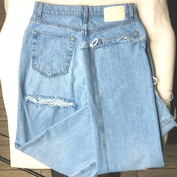 GRLFRND Premium Denim ‘Brooklyn High Rise Straight’ Jeans Women’s Size (27) - Picture 2 of 11